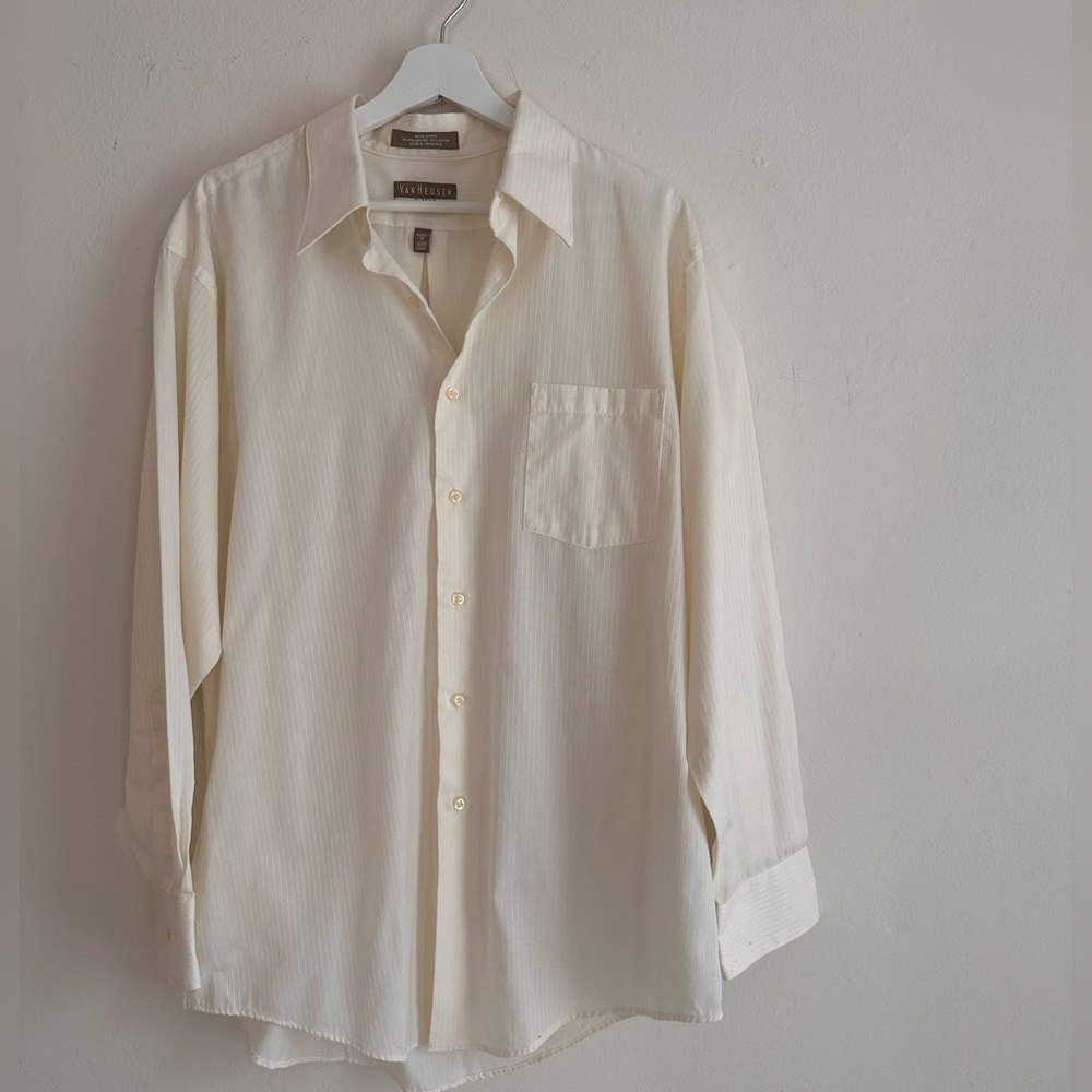 off-white oversized button down